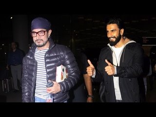 Airport Spotting 9th Oct 2016 - Aamir Khan & Ranveer Singh