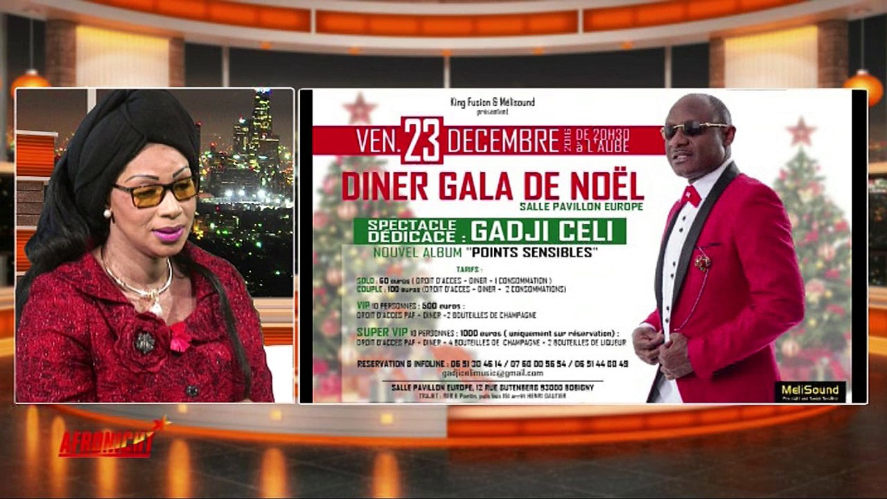 Afronight du 071216 avec Affo Fasoco - Gala de charité