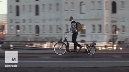 This revolutionary bike is powered by your steps