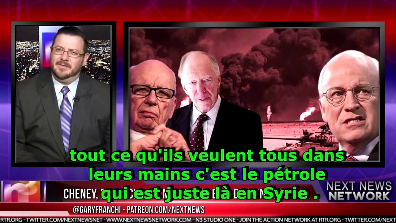 Cheney, Rothschild, et Murdoch commencent le forage pétrolier en Syrie - Une violation du droit