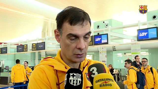 Bartzokas analitza el partit de l'Eurolliga contra el Anadolu Efes