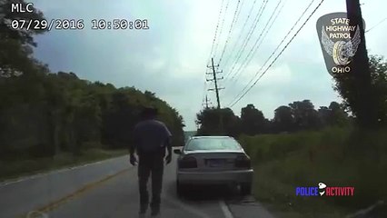 Dashcam Video Captures Ohio Trooper Hit By Car