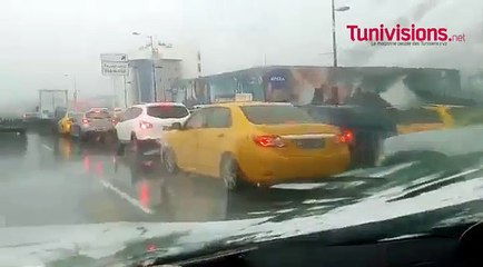 شارع الجمهورية : اكتظاظ مروري وسط العاصمة