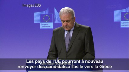 UE: les candidats à l'asile pourront être renvoyés vers la Grèce