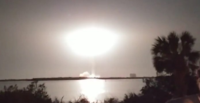 Crowds Cheer as Delta IV Rocket Launches Military Satellite From Cape Canaveral