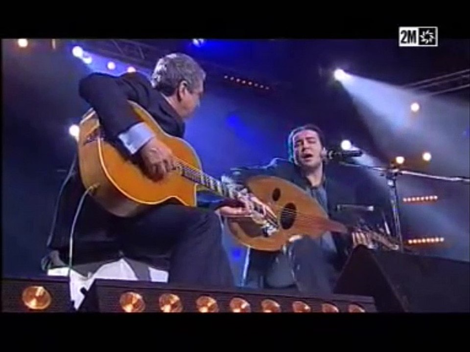 DUIT Enrico Macias & ABDOU CHERIF &دويتو عبدو شريف وانريكو ماسياس (يا تعذيبي /بالطار والعود والربايب