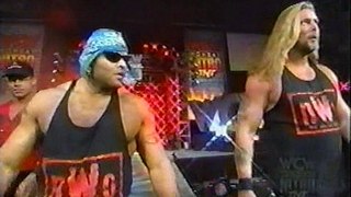 Kevin Nash/Goldberg Starrcade 1998 Contract Signing + Goldberg/Bigelow Brawl Outside (WCW Monday Nitro 11/30/98)