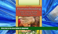 READ Homeschooling: Take a Deep Breath - You Can Do This!