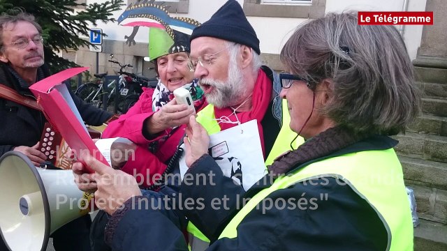Lannion. Rassemblement contre les Grands Projets Inutiles et Imposés