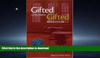 Hardcover Gifted Children and Gifted Education: A Handbook for Teachers and Parents Full Book