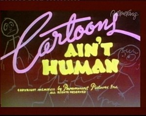 Popeye 2x014  Cartoons Ain't Human