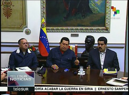 Hugo Chávez pidió a venezolanos votaran a Nicolás Maduro como pdte.