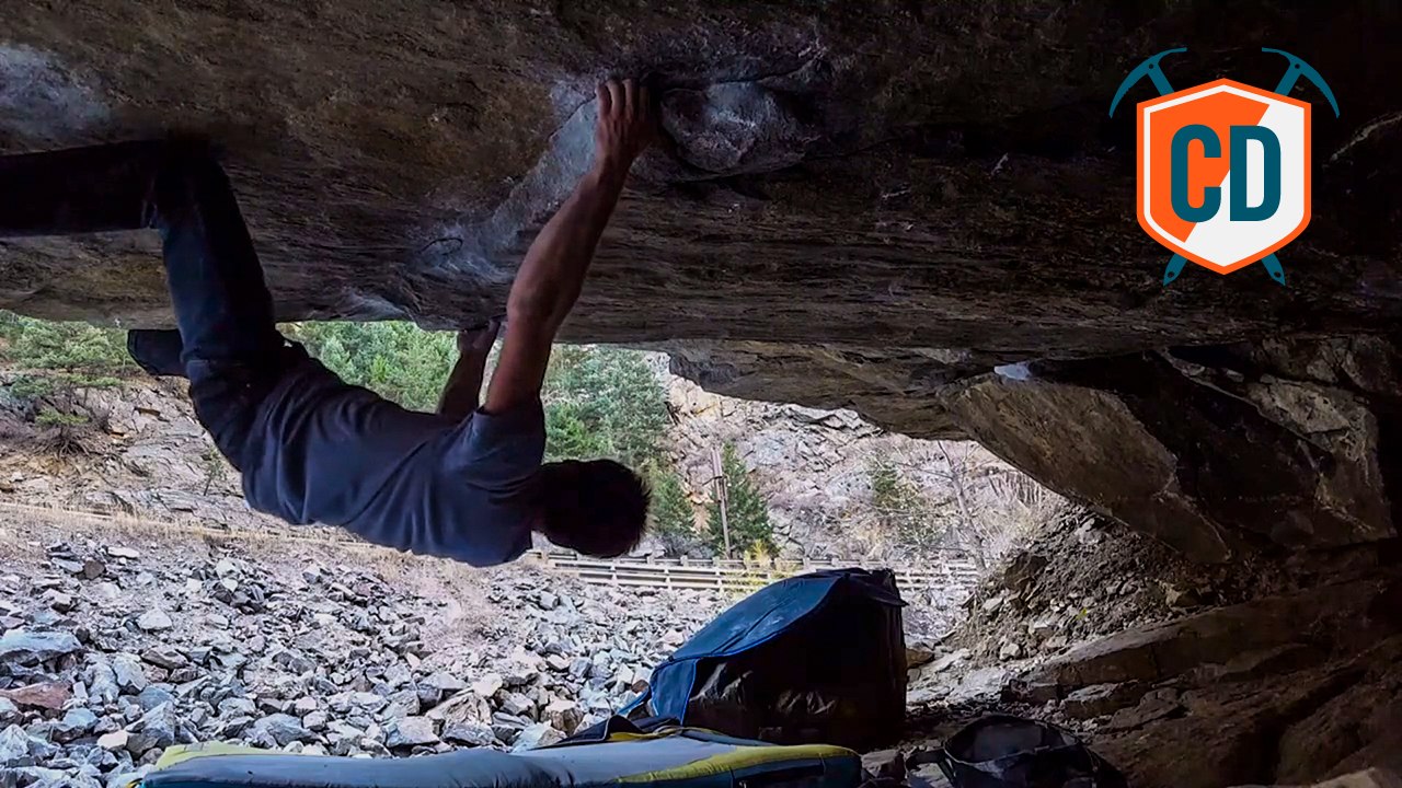 Want To See A Bat Hang In A Boulder Problem? | Climbing Daily...