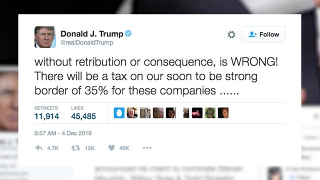 What would happen if Trump actually taxed imports from companies that offshore jobs