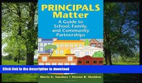 READ Principals Matter: A Guide to School, Family, and Community Partnerships