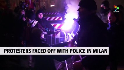 Anti-Austerity Protests Hit Milan