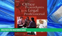 READ THE NEW BOOK Office Procedures for the Legal Professional (Legal Office Procedures)