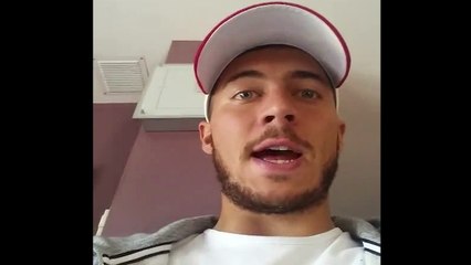 Hopital Vésale : Eden Hazard remercie les participants de la tombola