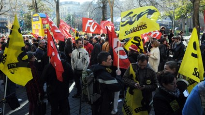 Grève des salariés de La Poste à Toulouse