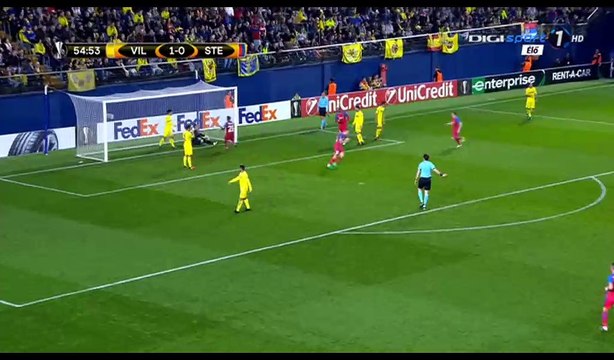 Vlad Achim Goal HD - Villarreal 1-1 FC Steaua Bucuresti - 08.12.2016