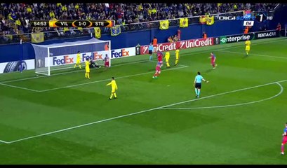 Vlad Achim Goal HD - Villarreal 1-1 FC Steaua Bucuresti - 08.12.2016