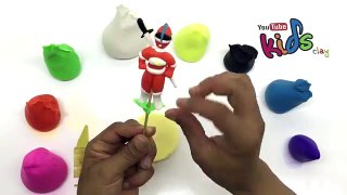 DIY How To Make Superman , How to make Play Doh Superman 8