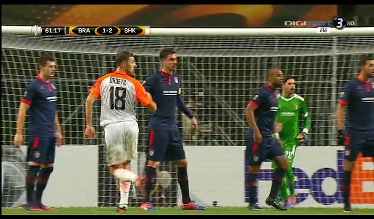 Sergey Kryvtsov Goal HD - Braga 1-3 Shakhtar Donetsk  - 08.12.2016