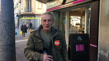 Action TPE de la Cfdt du Var à Toulon le 8 décembre 2016