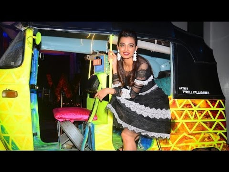 Radhika Apte Poses In An Auto-Rickshaw At The Red Carpet Of The W Goa Preview Party