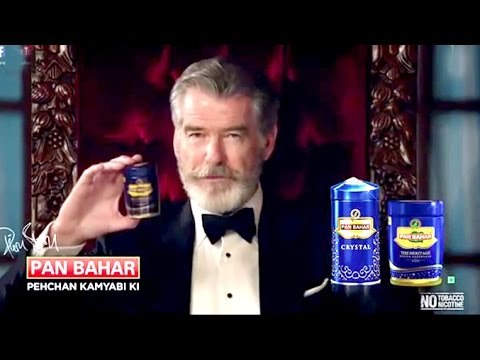 James Bond Pierce Brosnan Is PAN Masala Brand Pan Bahar's New Ambassador