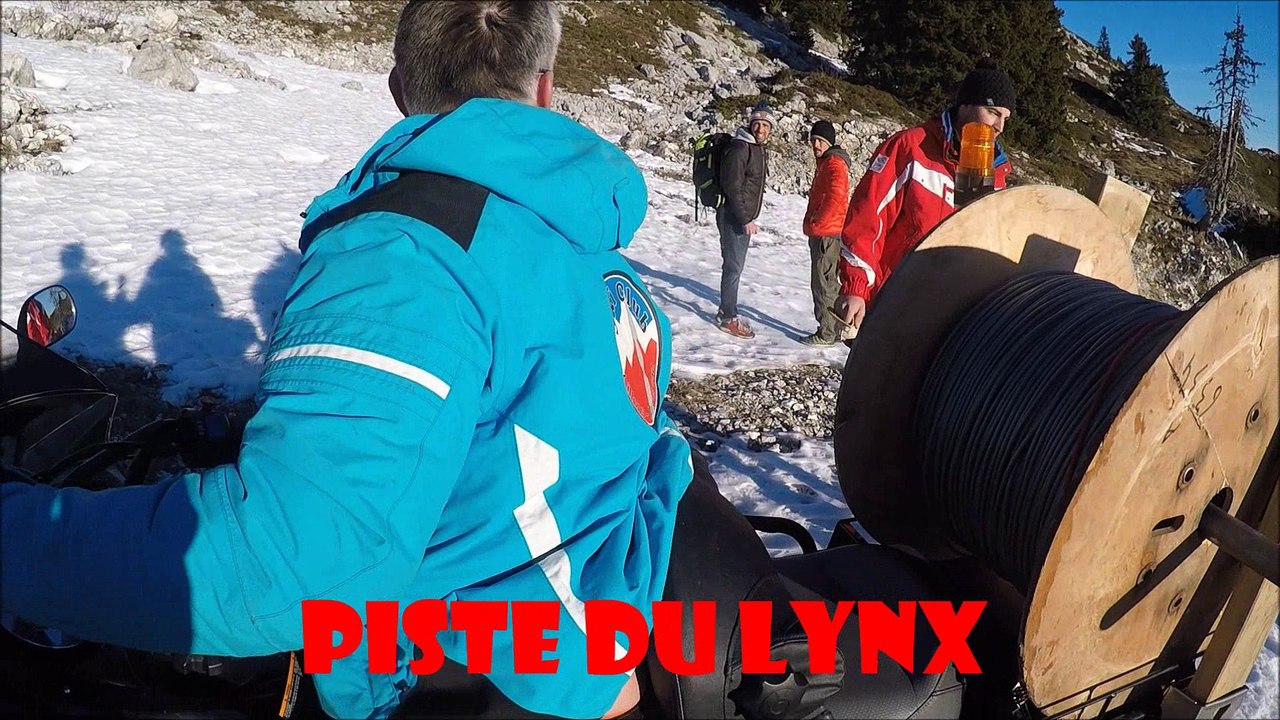 operation cablage chronometrage piste du lynx