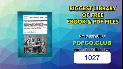 A manual of psychological containing the lunacy law