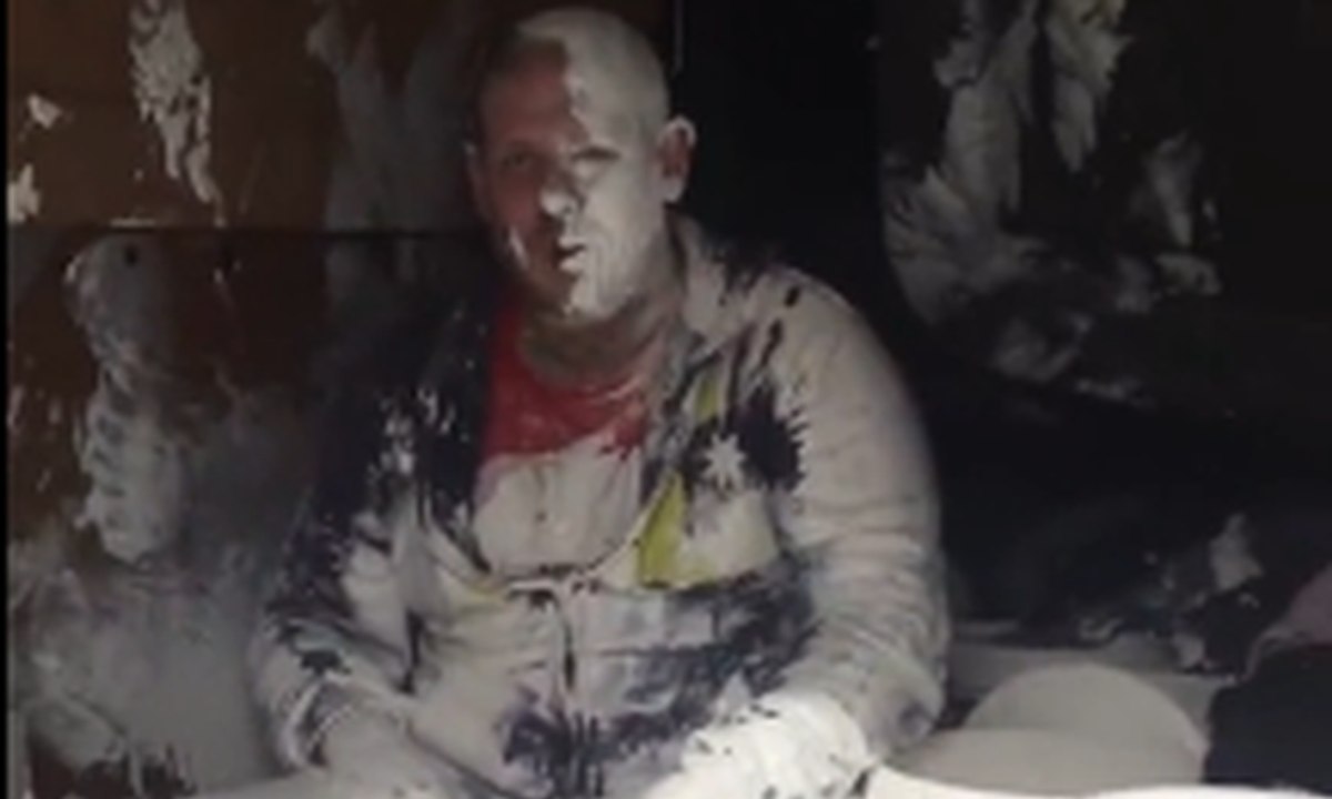 Ne pas freiner d'un coup sec avec une camionnette de peintre !