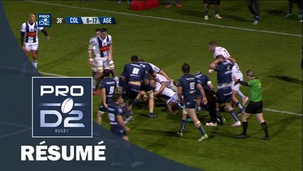 PRO D2 - Résumé Colomiers-Agen: 33-27 - J14 - Saison 2016/2017