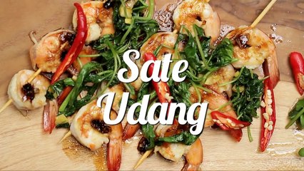 Resep Sate Udang (Butter Shrimp Satay Recipe Video) | REVO