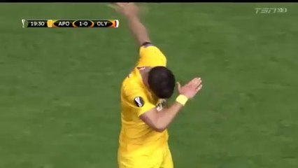 Pieros Sotiriou Goal HD - APOEL Nicosia 1-0 Olympiacos 08.12.2016 HD