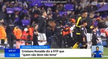 Cristiano Ronaldo Responde a jornalista 