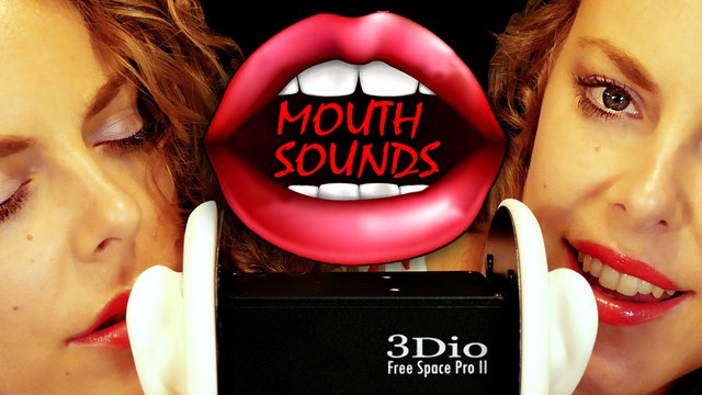 Soft & Wet ASMR Mouth Sounds Ear to Ear Binaural with Gentle Whisper, Click, Sk Sounds
