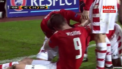Ridgeciano Haps  Goal HD - AZ Alkmaar 2-0 Zenit Petersburg 08.12.2016