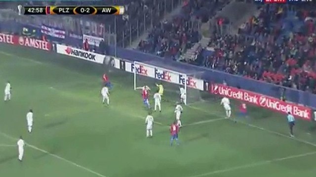Tomas Horava Goal HD - Viktoria Plzen 1 - 2 Austria Viena 08.12.2016 HD