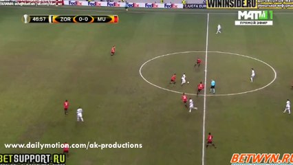 Henrikh Mkhitaryan Goal Zorya Luhansk 0-1 Manchester United