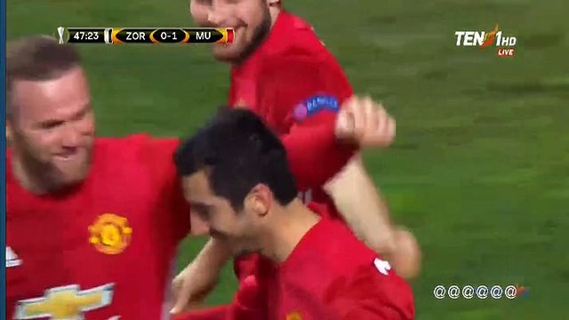 Henrikh Mkhitaryan Goal HD - Zorya 0 - 1 Manchester Utd 08.12.2016