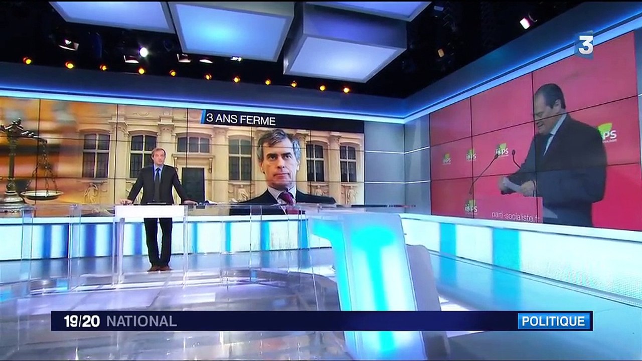 Cahuzac condamné à trois ans de prison ferme : les réactions politiques