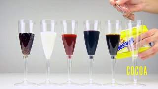 Bleach VS Coca Cola, Milk, Ketchup, Wine, Coffee, Cocoa Experiment