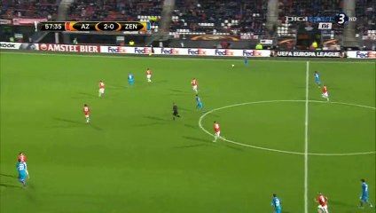 Giuliano Goal HD - AZ Alkmaar 2-1 Zenit Petersburg - 08.12.2016
