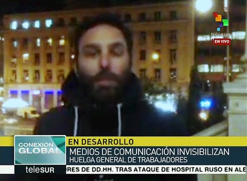 Sindicatos griegos marchan contra la reforma laboral en Atenas