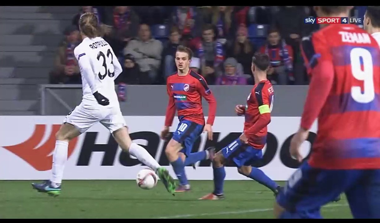Michal Duris Goal HD - Plzen 2-2 Austria Vienna- 08.12.2016