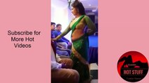 Hot Indian Mumbai Bar Girl Dancing in Green Saree