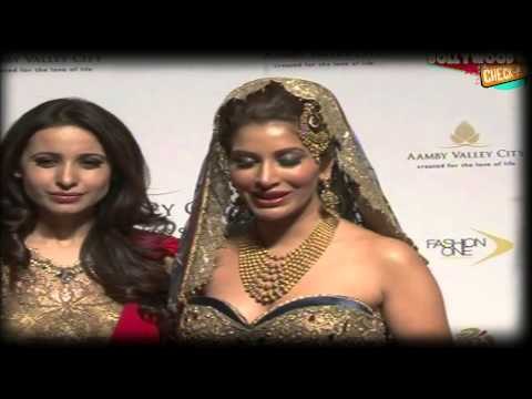 Sophie Chaudhry walks the Ramp at Aamby Valley India Bridal Fashion Week 2013 Day 5