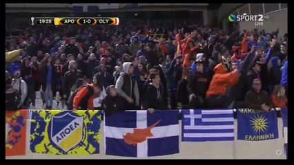 All Goals & Highlights HD - APOEL 2-0 Olympiakos Piraeus - 08.12.2016